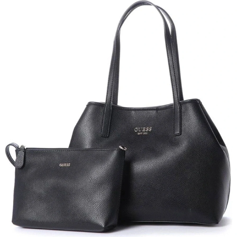 Dámská shopper kabelka GUESS Vikky 2 v 1 Černá (Model: VG989523 BLACK)