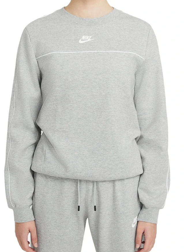 Dámská Mikina Nike Sportswear Essential Jednoduchý Klasický Střih CZ8336-063 - ŠEDÁ