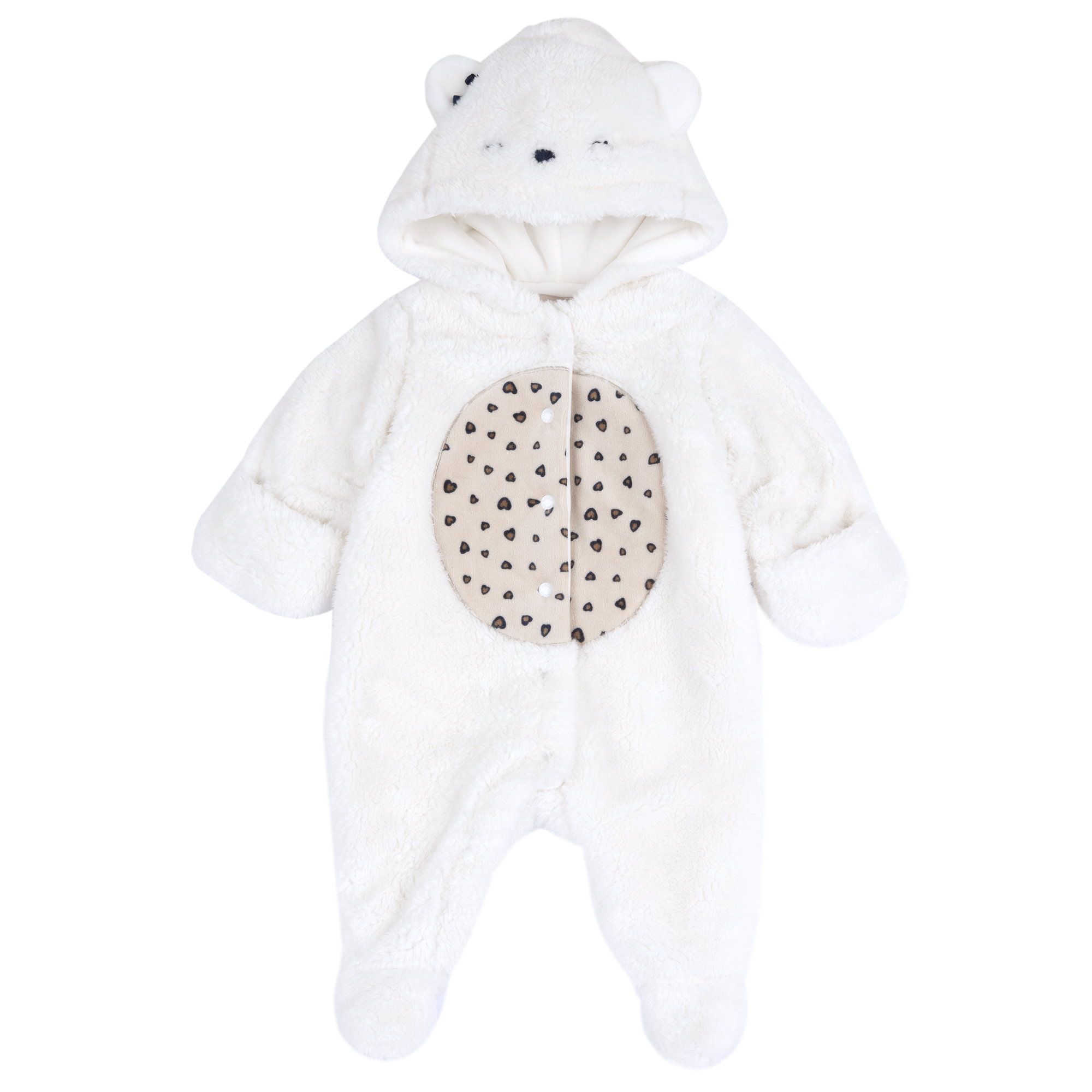 Chicco unisex chlupatá kombinéza Medvídek 07742