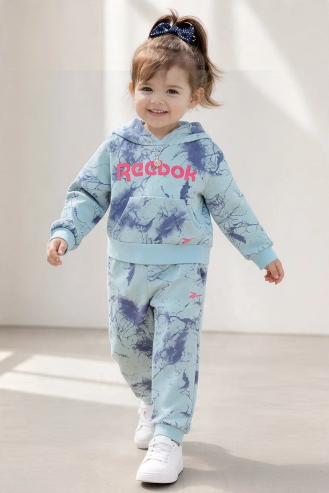Dívčí tepláková souprava Reebok B4479RG – Crystal Blue