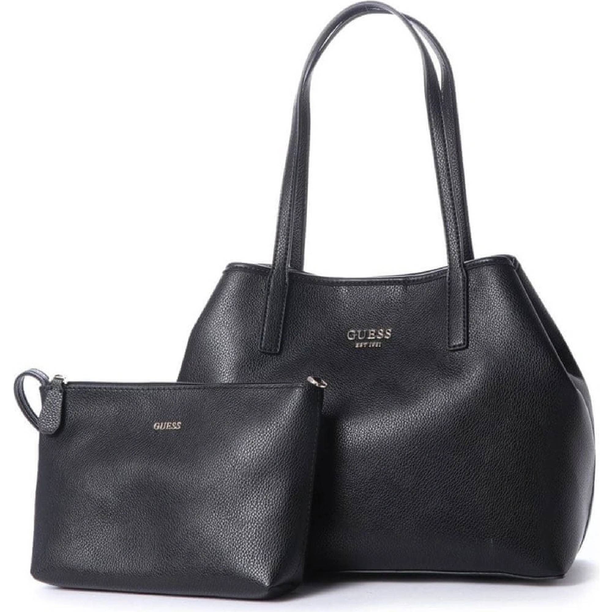 Dámská shopper kabelka GUESS Vikky 2 v 1 Černá (Model: VG989523 BLACK)
