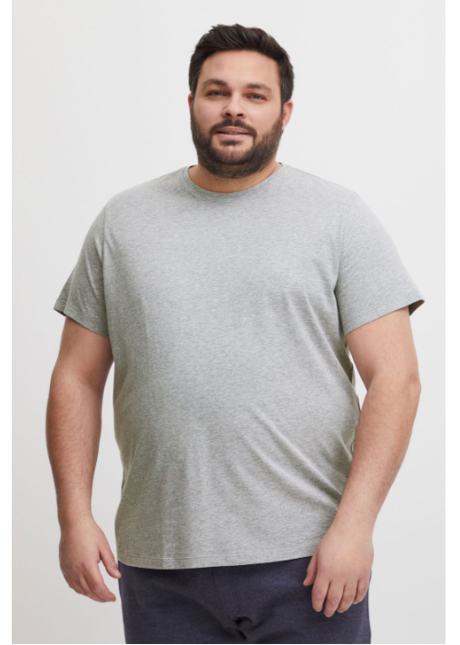 Pánské tričko Blend BHGila BT (20716315 ME) PLUS SIZE - šedé