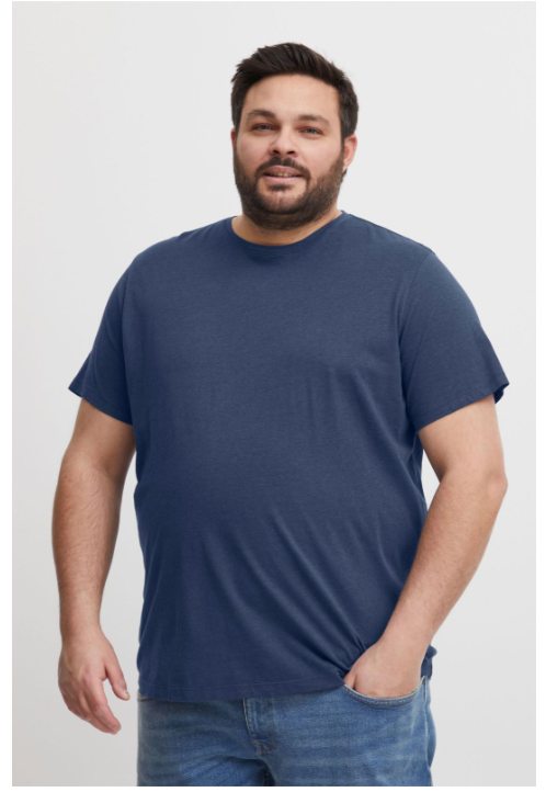Pánské tričko Blend BHGila BT (20716315 ME) PLUS SIZE - modré