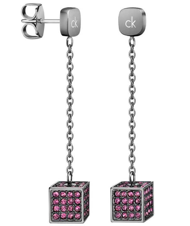 Dámské náušnice Calvin Klein Rocking s krystaly Swarovski (model KJ9CVE140100)