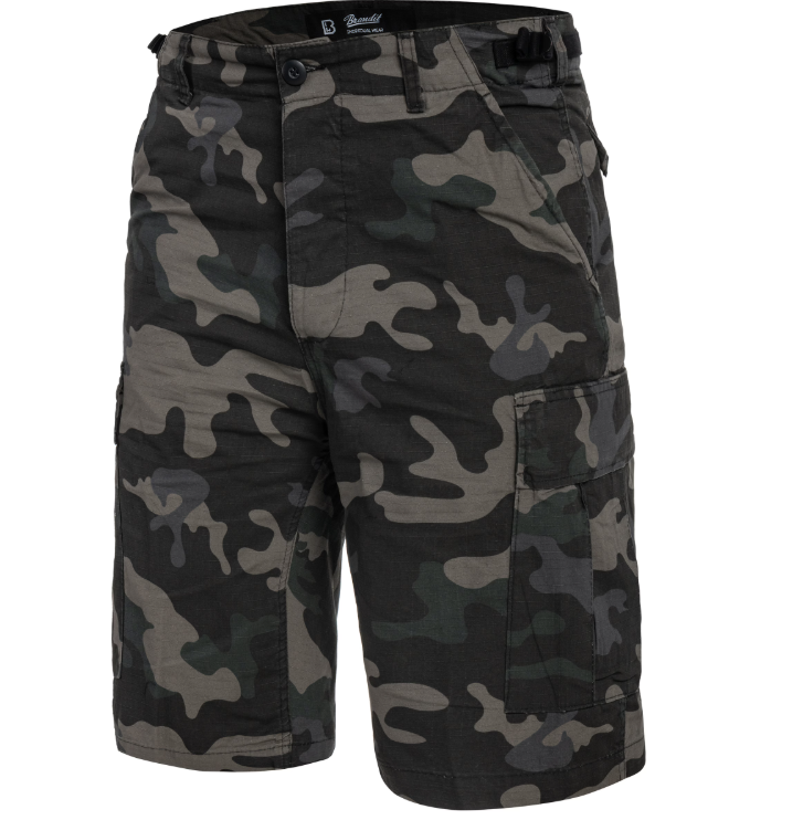 Brandit pánské kraťasy BDU Ripstop Shorts 2019 – Dark Camo