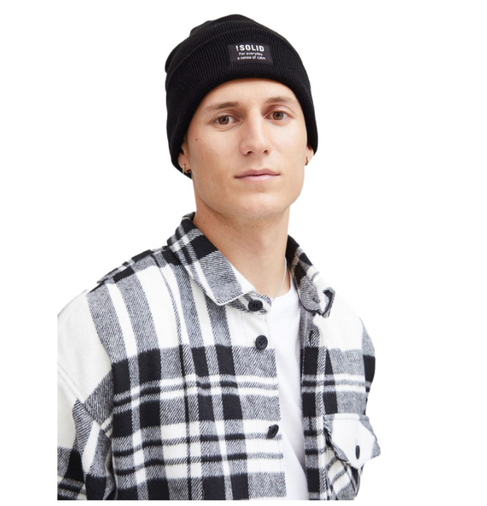 Pánská zimní čepice SOLID SDIrwin Knit Beanie - černá