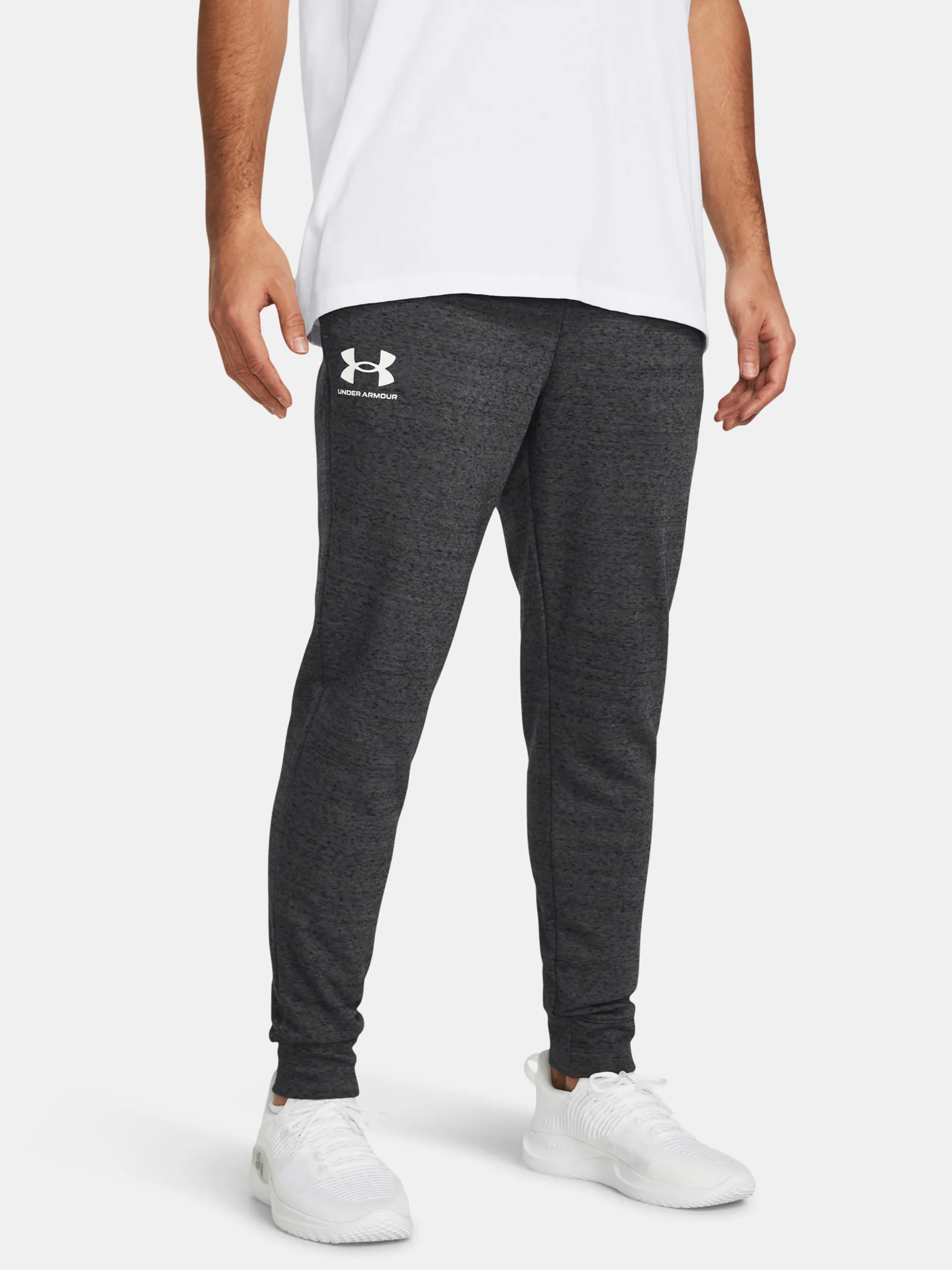 Pánské tepláky Under Armour UA Rival Terry Jogger – Šedá