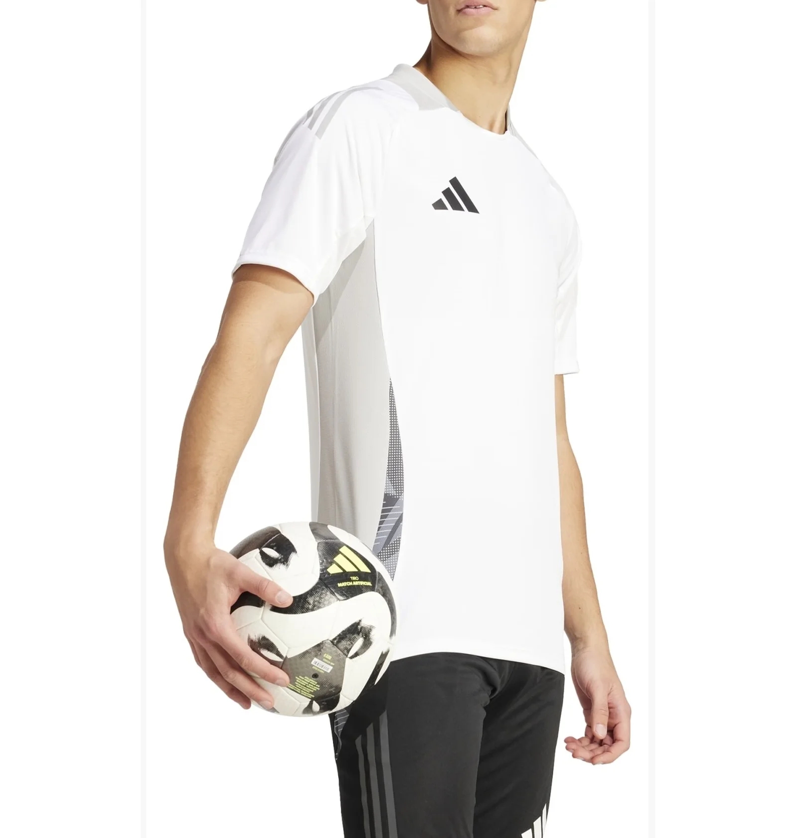 Pánský tréninkový dres adidas Tiro 24 Competition – Bílá/Šedá (Kód: IS1660)