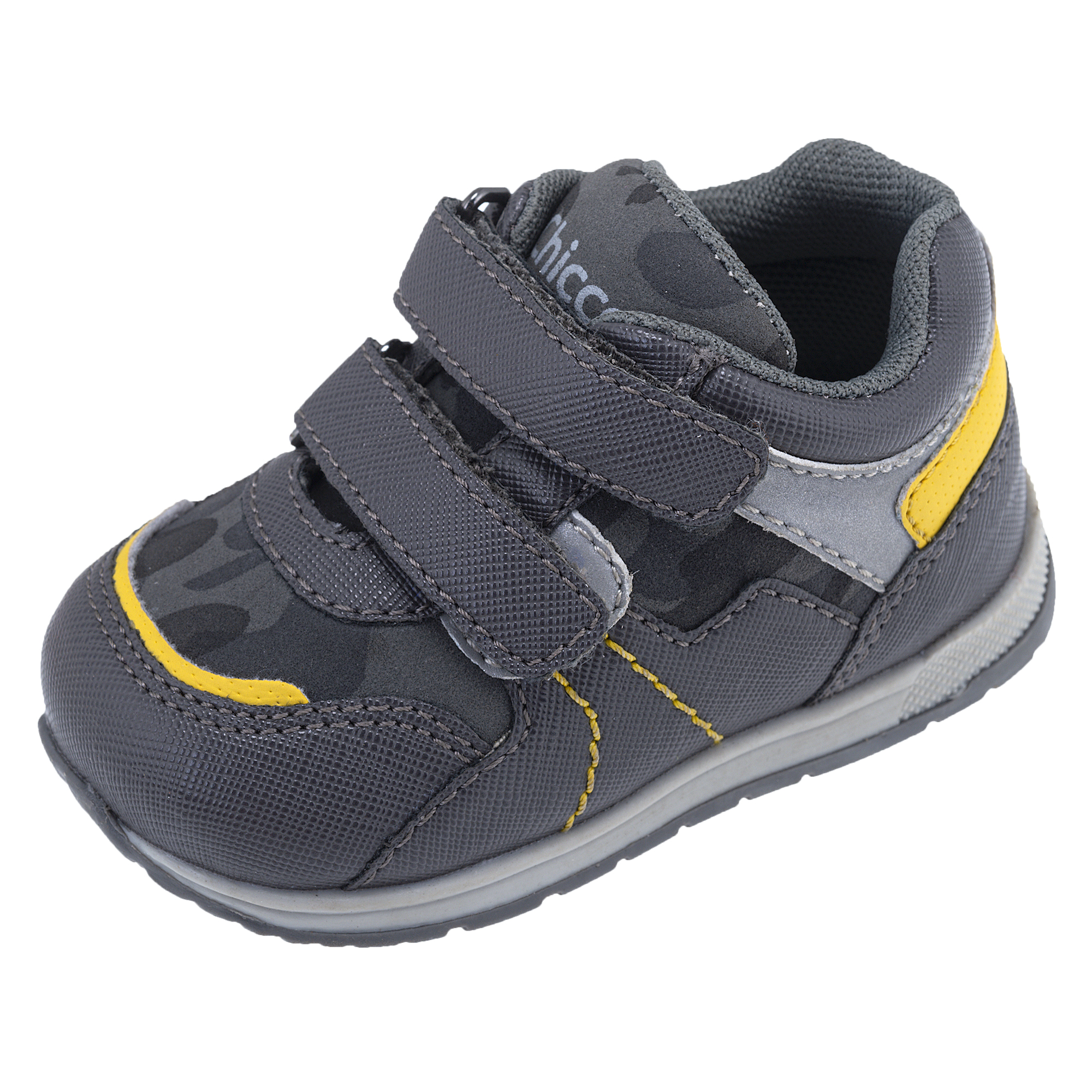 Dětské tenisky Chicco Geniso na suchý zip – GREY - šedé