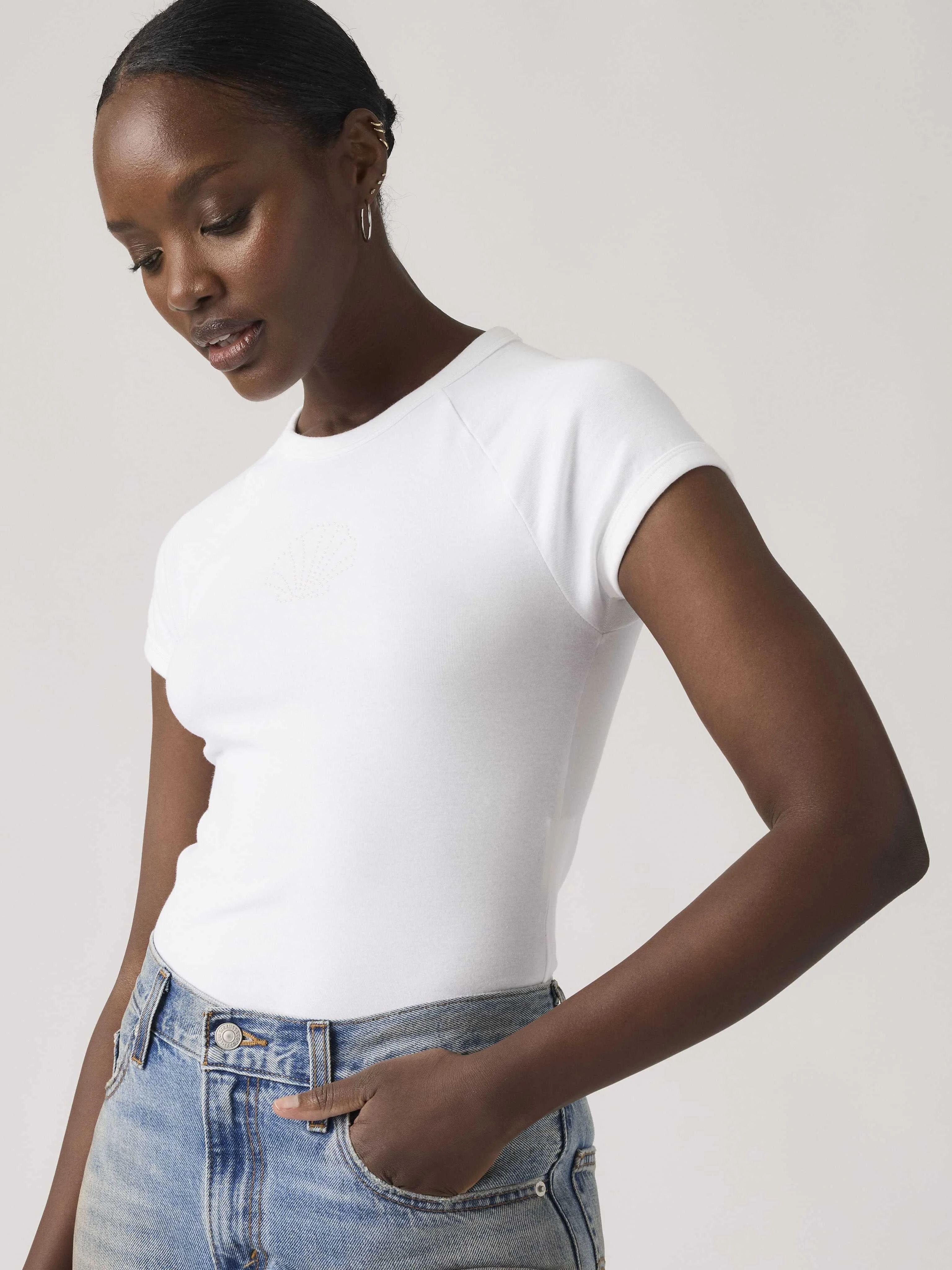 Dámské tričko Levi's® Dreamy Short-Sleeve T-Shirt – Bílá