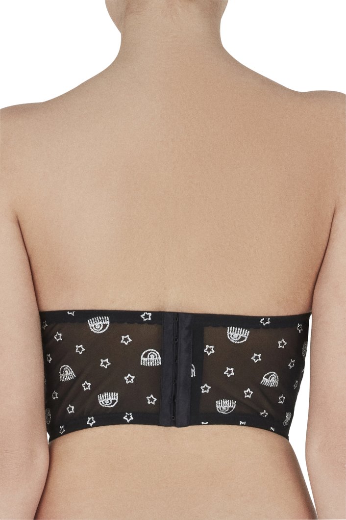 Luxusní dámská korzetová podprsenka Chiara Ferragni CFA5901 – Černá