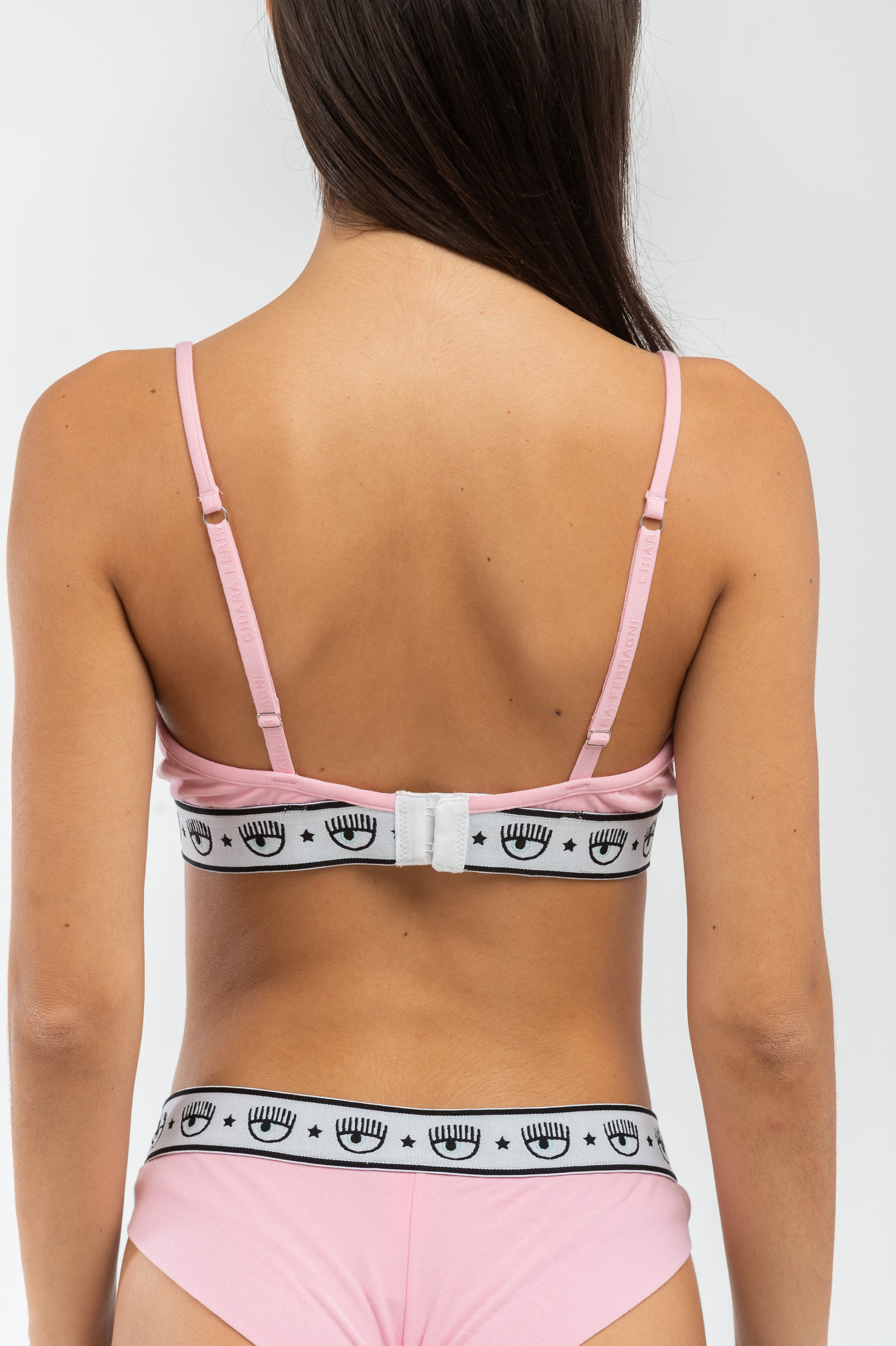 Dámská bavlněná podprsenka Chiara Ferragni Collection Triangolo (CFA4601 3224 0242)