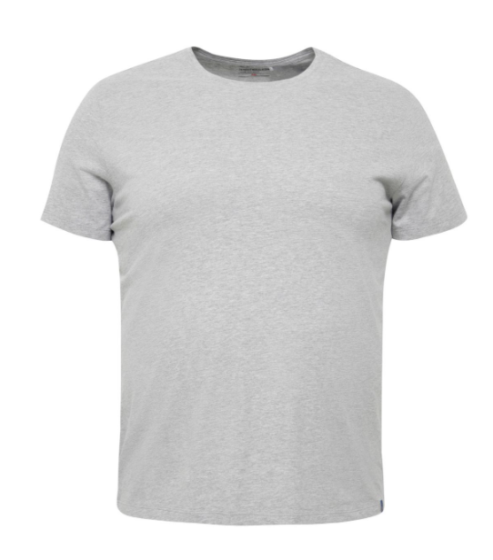 Pánské tričko Blend BHGila BT (20716315 ME) PLUS SIZE - šedé