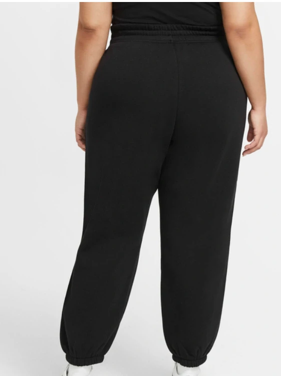 Dámské kalhoty Nike Sportswear Polar Plus Size volné DH1045-010 ČERNÉ