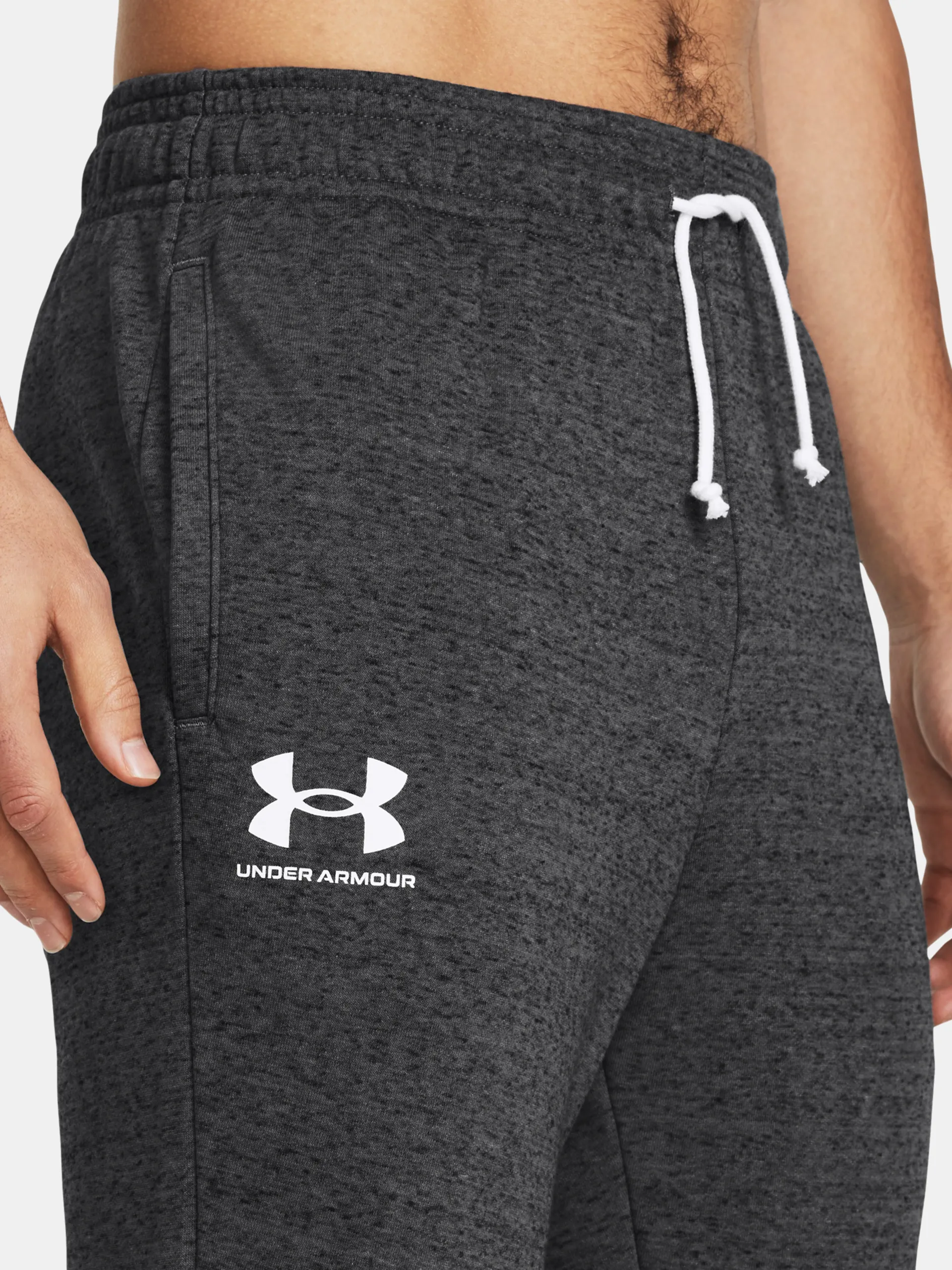 Pánské tepláky Under Armour UA Rival Terry Jogger – Šedá