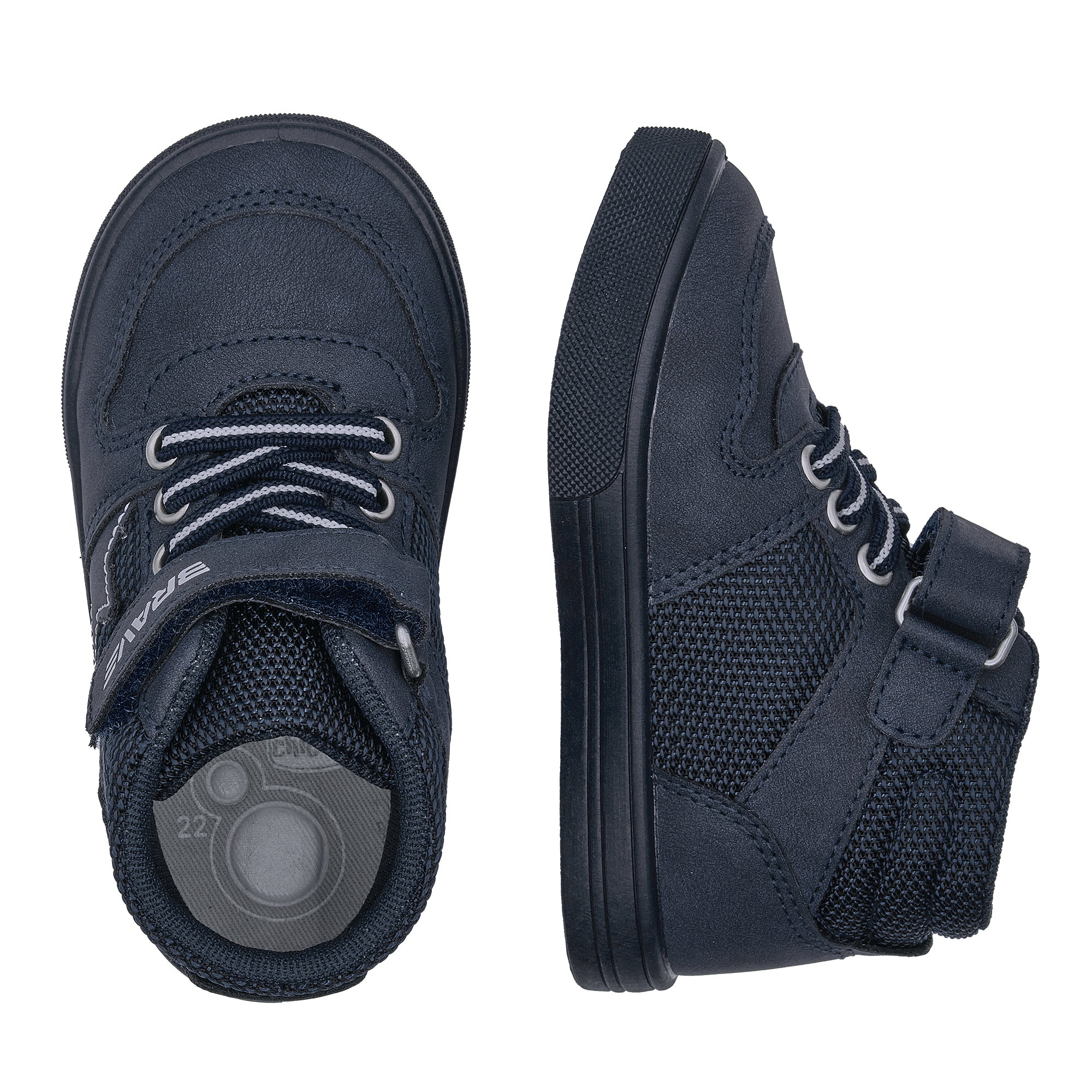 Chicco Flast Dětské kotníkové boty (Tenisky se suchým zipem a elastickými tkaničkami) – BARVA: Tmavě modrá (Dark Blue)