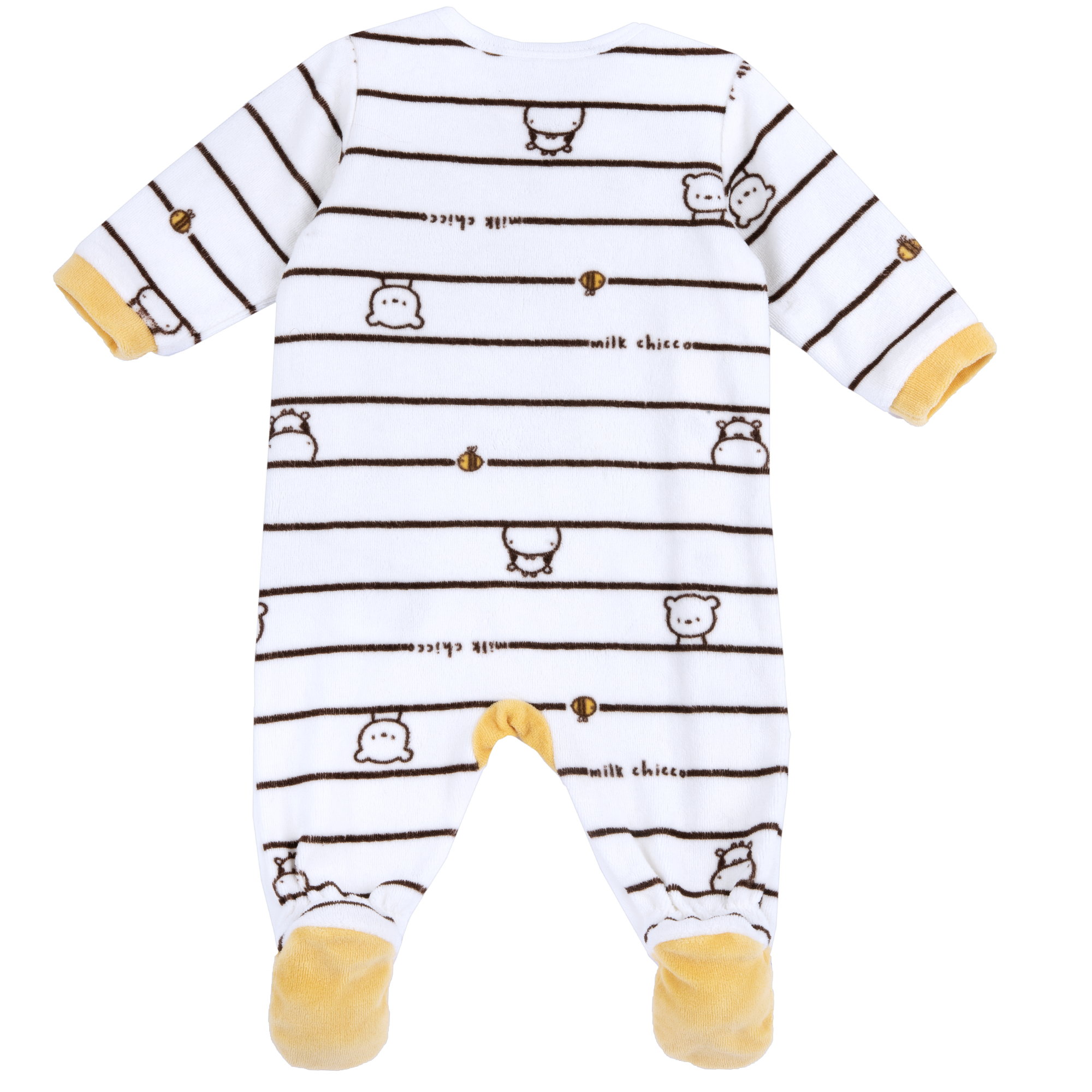 Chicco unisex velurový overal Hroch 