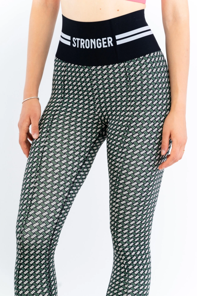 STRONGER dámské legíny s vysokým pasem Verve Tights Criss Cross