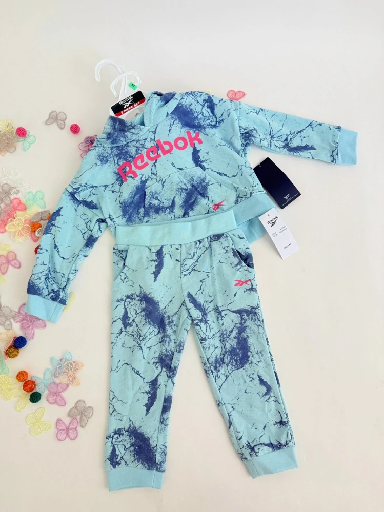 Dívčí tepláková souprava Reebok B4479RG – Crystal Blue