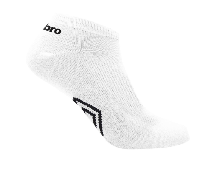 Kotníkové ponožky Umbro – 5 párů v balení - BÍLÉ