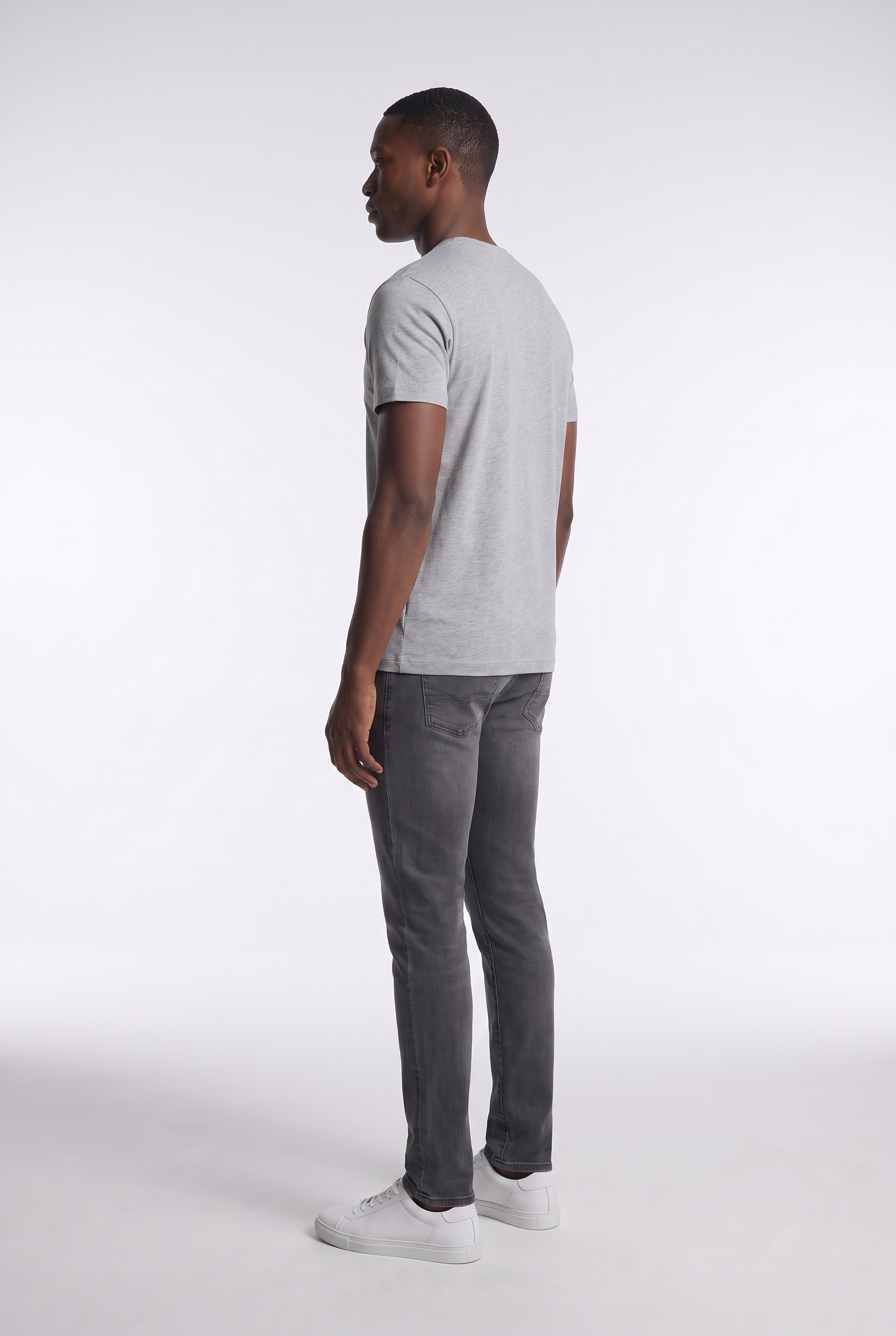 Pánské bavlněné tričko Bikkembergs (Model: BMT0106F) šedé