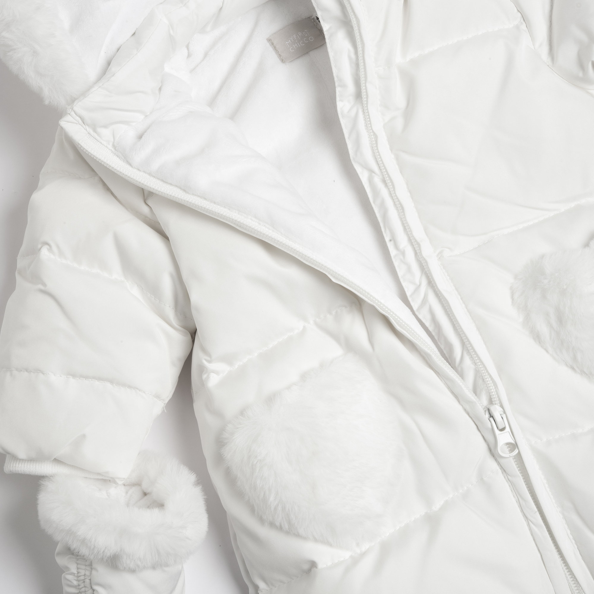 Chicco dětská unisex zimní kombinéza sněhově bílá 29383