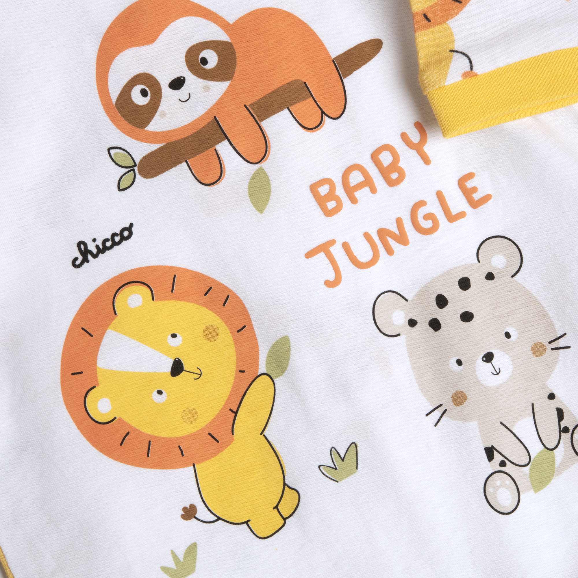 Chicco bavlněný  kojenecký overal Baby Jungle 