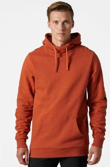 Pánská Mikina Helly Hansen Mens Manchester Graphic Hoodie Dark Orange