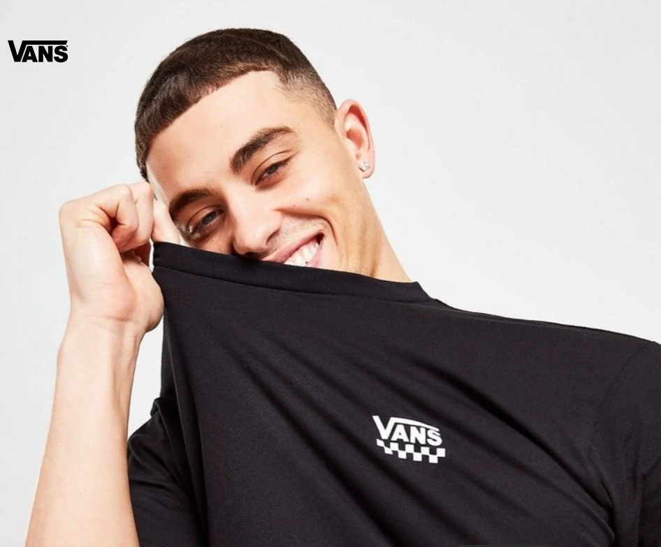 Pánské tričko Vans Left Chest Logo II - černé