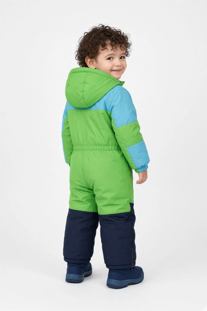 Dětská zimní kombinéza BASTO ALPINE PRO  s membránou PTX SNOW - BLUE/GREEN