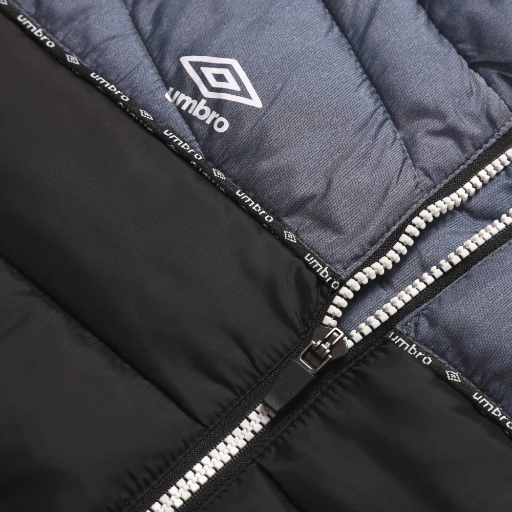 Dětská prošívaná bunda Umbro Nats - ČERNÁ