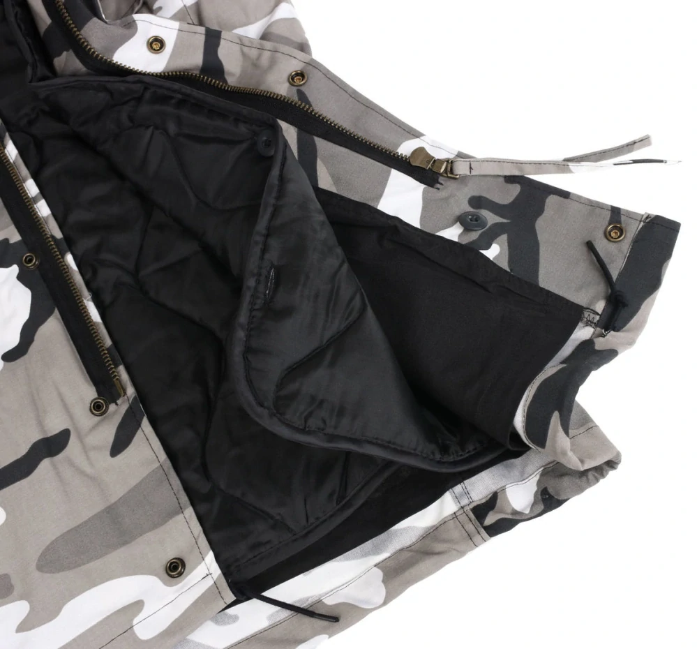 Pánská military bunda Brandit M65 Standard B3108 s odepínací vložkou - URBAN (maskáčová bílá)