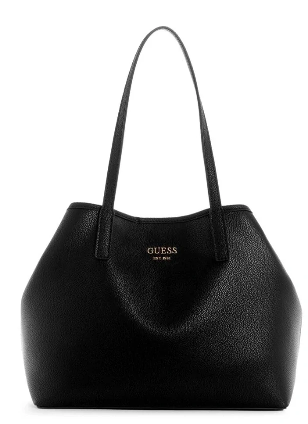Dámská shopper kabelka GUESS Vikky 2 v 1 Černá (Model: VG989523 BLACK)