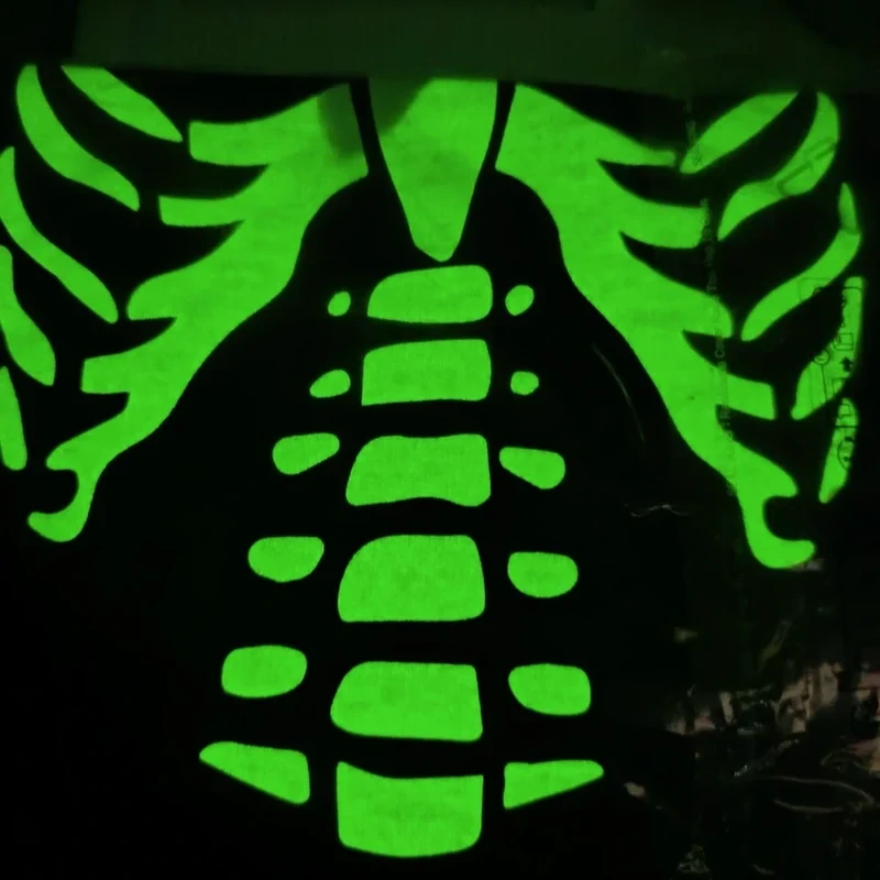 Dětská unisex fluorescenční mikina s kapucí Mystery Brand – Černá
