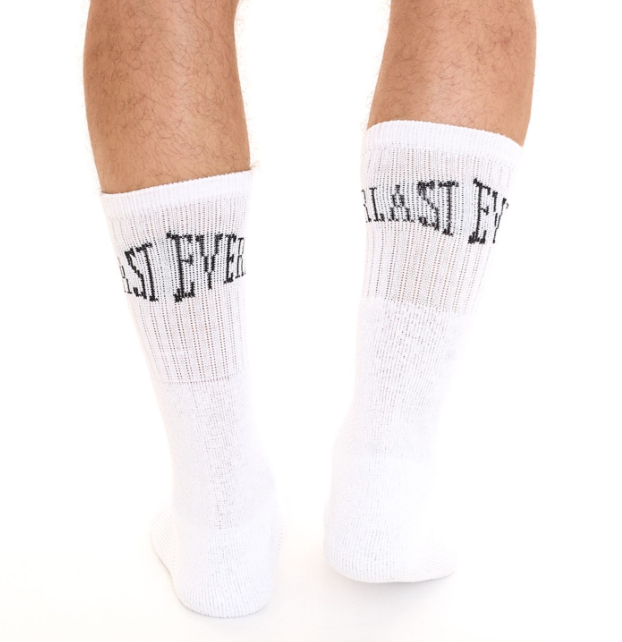 Pánské sportovní ponožky Everlast Tennis Socks 10-Pack – Bílá