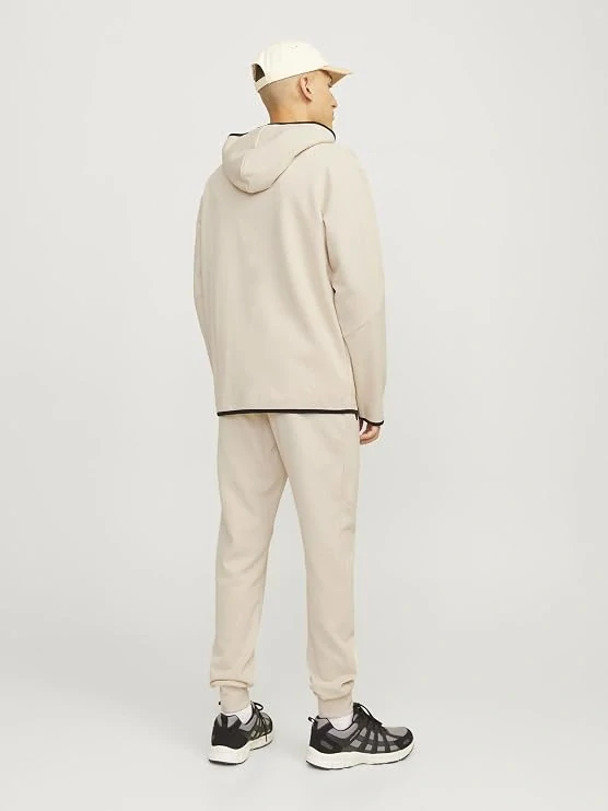 Jack & Jones pánské tepláky Jpstwill Jjfusion Nb Noos joggers - Moonbeam