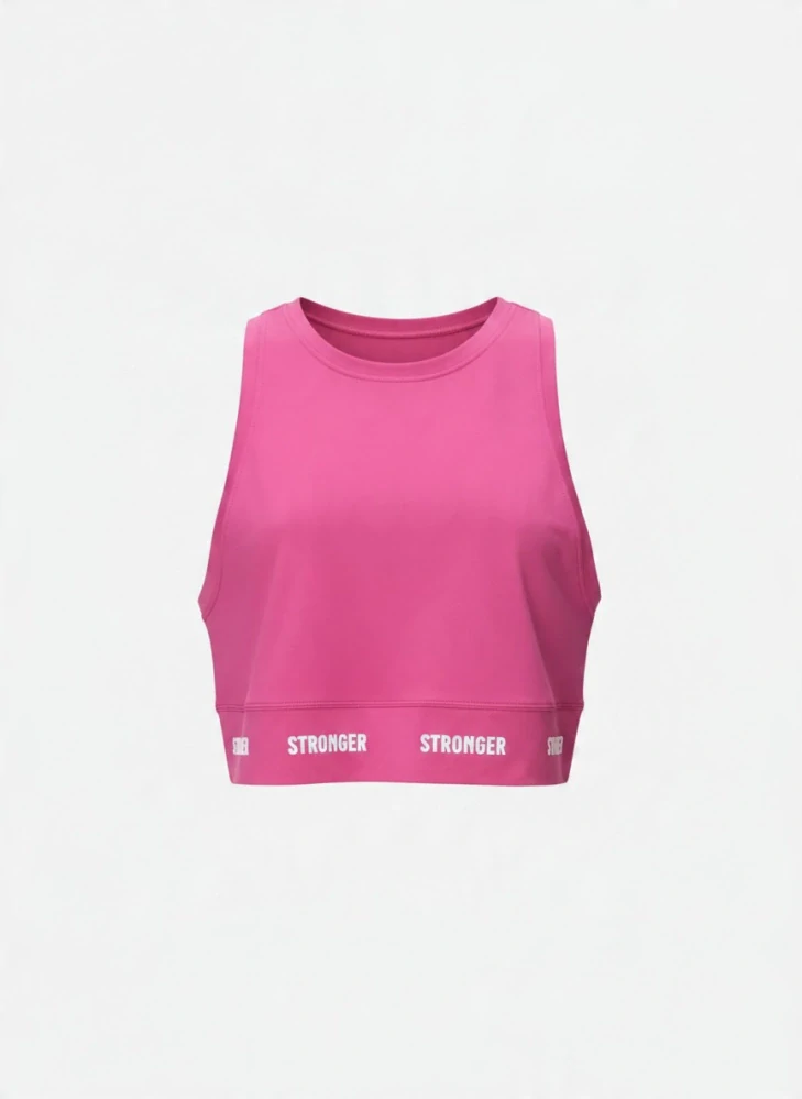 STRONGER dámský Crop Top Epic Cropped Tank  Berry