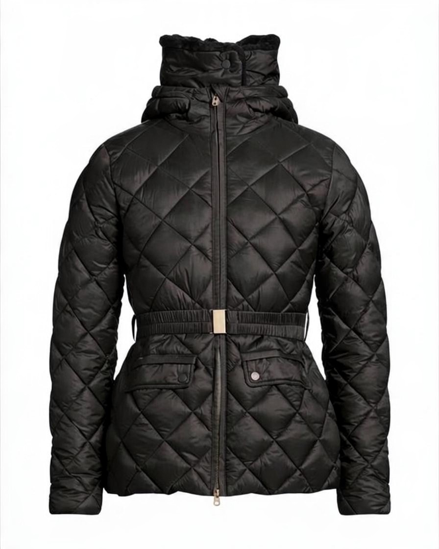 Luxusní dámská péřová bunda Conte of Florence (model 6532045D) – ČERNÁ
