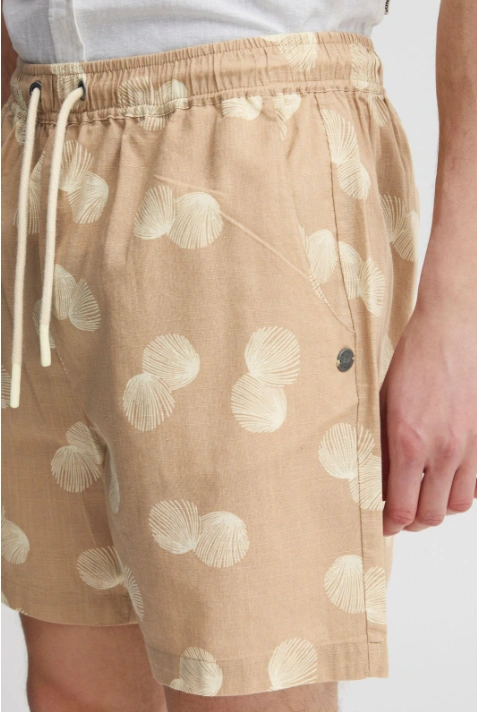 Blend Pánské chino kraťasy s elastickým pasem a šňůrkou 20715497, béžová