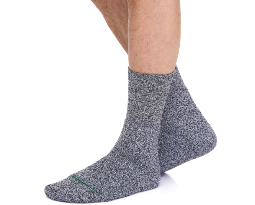 Pánské udržitelné ponožky PRIMAIR SOCKS 53200-7001 (Sada 3 párů) - Šedé/Černé