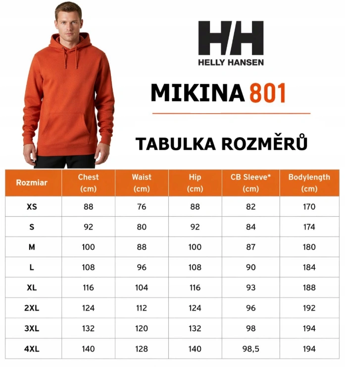 Pánská Mikina Helly Hansen Mens Manchester Graphic Hoodie Dark Orange