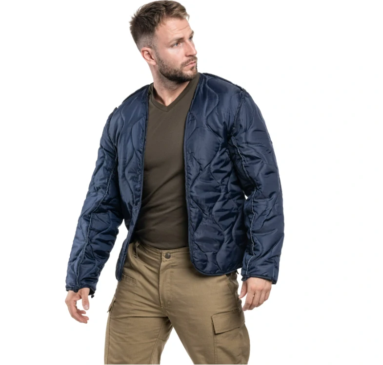 Pánská military bunda Brandit M65 Standard B3108 s odepínací vložkou - NAVY MODRÁ