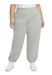 Dámské kalhoty Nike Sportswear Polar Plus Size volné DH1045-010 ŠEDÉ