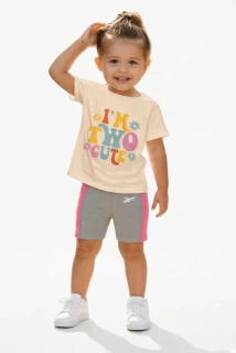 Dívčí sada krátkých legín Reebok (2 ks)