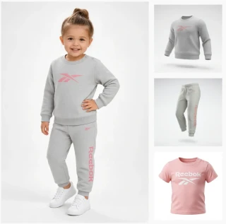 Dětský třídílný set Reebok (Mikina, tričko a tepláky)