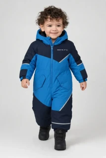 Dětská zimní kombinéza RISLO ALPINE PRO  s membránou PTX SNOW - BLUE/NAVY