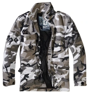 Pánská military bunda Brandit M65 Standard B3108 s odepínací vložkou - URBAN (maskáčová bílá)