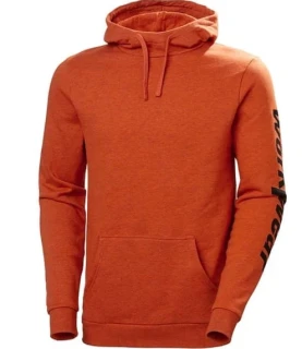 Mikina Helly Hansen Mens Manchester Graphic Hoodie Dark Orange